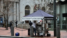 Creme Brulee Cart in San Francisco's Financial District